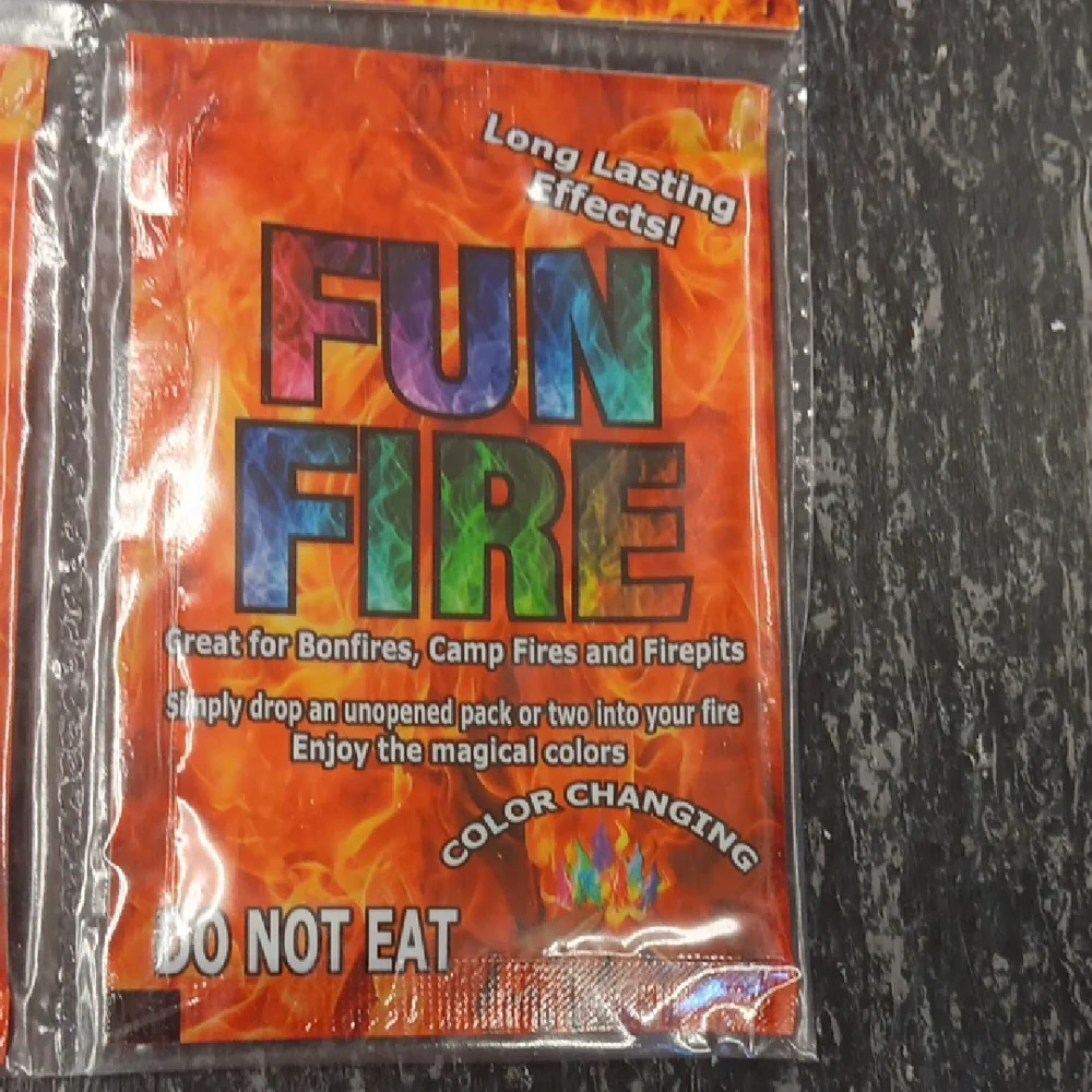 Color Changing Packets for Bonfires